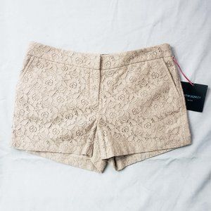 Cynthia Rowley Women's Size 8 Nude Floral Lace Pockets Shorts